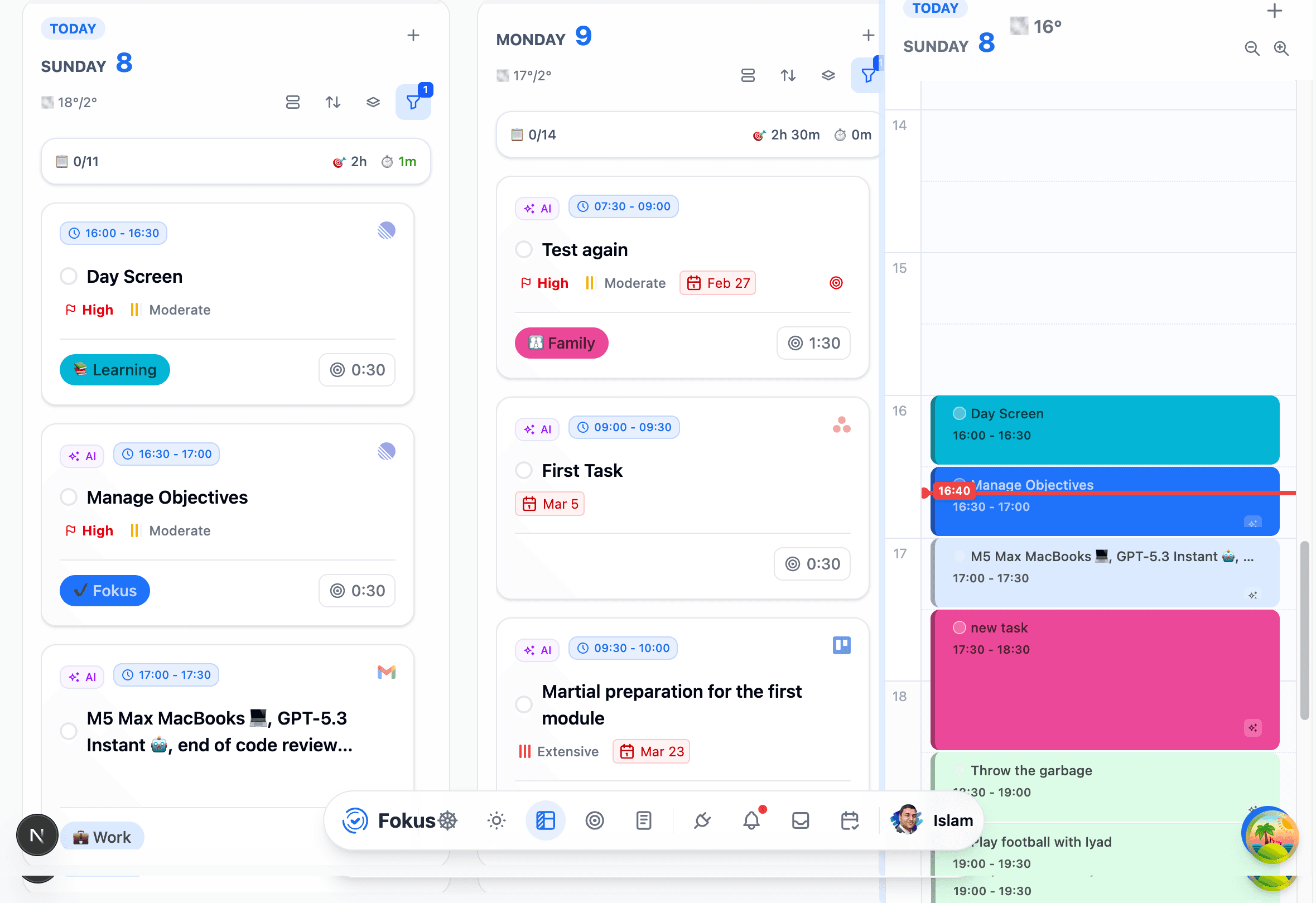 Kanban board in Fokus