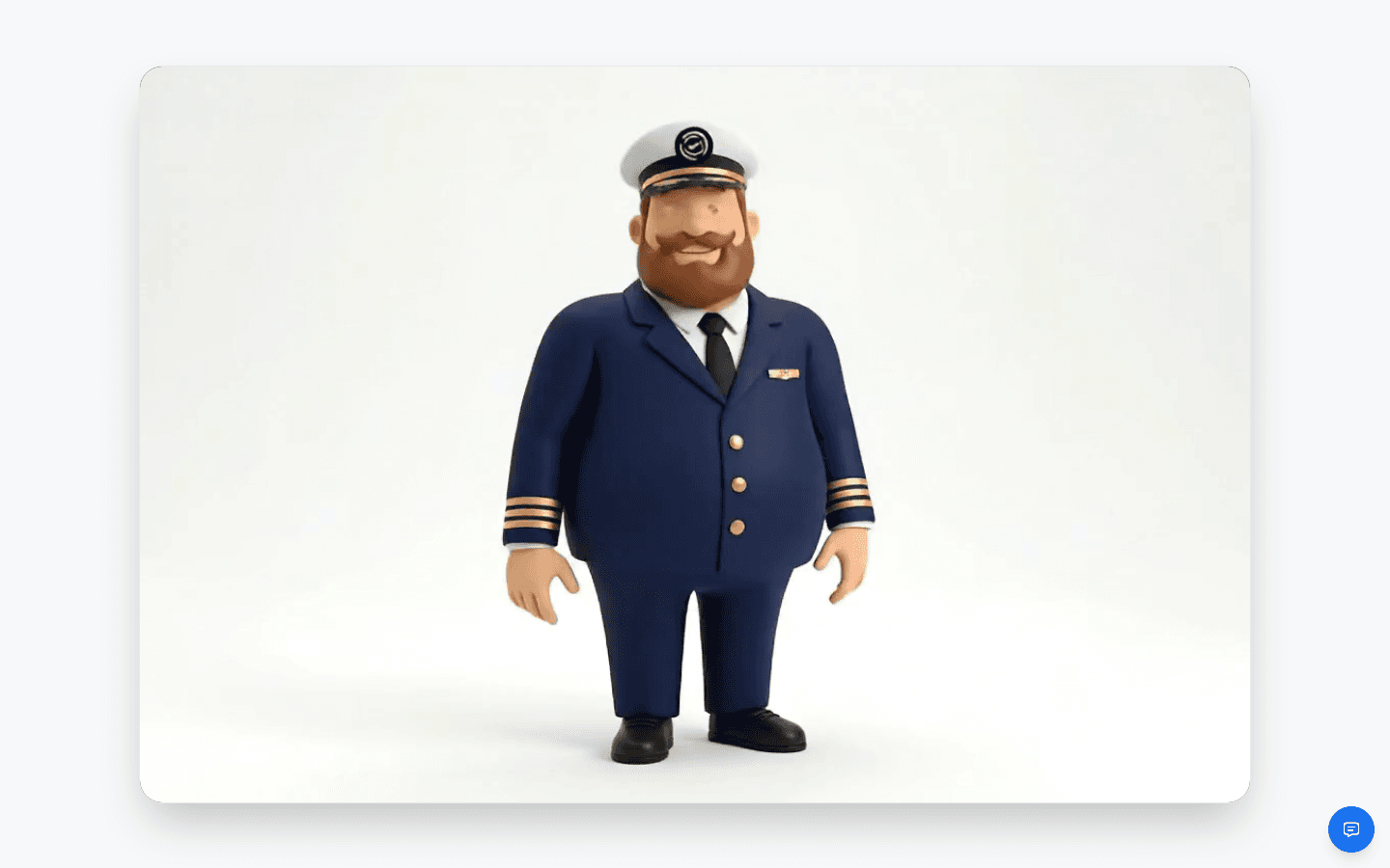 Captain Fokus welcoming you in the onboarding wizard